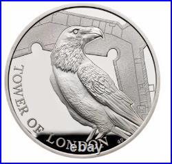 Simply Coins 2019 SILVER PROOF LEGEND OF THE RAVENS 5 POUND BOX COA