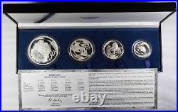 South Africa 2000 Wildlife Series The Lion-Predator Silver PROOF COA&Box 587