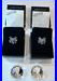 TWO 1994-P Proof $1 American Silver Eagles with Box, OGP & COA