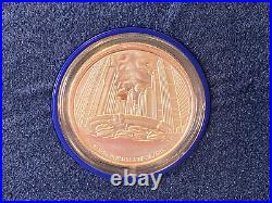Teenage Mutant Ninja Turtle Commemorative Silver. 999 Coin in proof box 1990