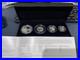 The 2012 UK Britannia Four Coin Silver Proof Set 25th Anniversary in Box & COA