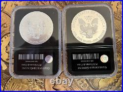 The Complete American Eagle Silver Dollar- Limited-Edition Set 6 Coins/Wood Box