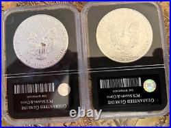 The Complete American Eagle Silver Dollar- Limited-Edition Set 6 Coins/Wood Box