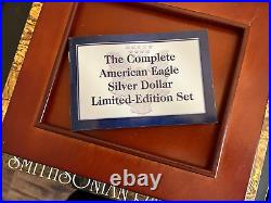 The Complete American Eagle Silver Dollar- Limited-Edition Set 6 Coins/Wood Box