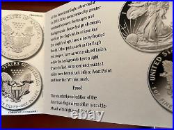 The Complete American Eagle Silver Dollar- Limited-Edition Set 6 Coins/Wood Box