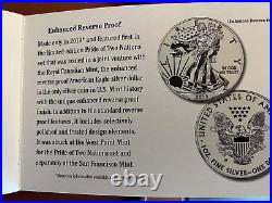 The Complete American Eagle Silver Dollar- Limited-Edition Set 6 Coins/Wood Box