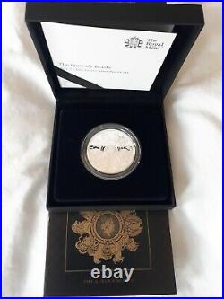The Queen's Beasts 2021 UK Rare Mint Silver Proof Completer Coin Box COA 1oz