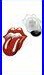 The Rolling Stones 2021 Gibraltar 1oz Proof Silver Coin Box/COA