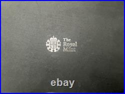 The Royal Mint 2008 Emblems of Britain Silver Proof Coin Set Presentation Box
