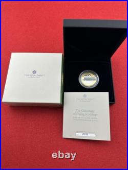 The Scotsman Flying Silver Proof Piedfort Coin £2 2023 Royal Mint with Box & COA