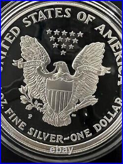 USA Silver Eagle Dollar 2000-P Proof with Box & COA