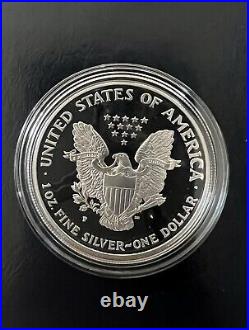 USA Silver Eagle Dollar 2000-P Proof with Box & COA