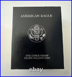 USA Silver Eagle Dollar 2000-P Proof with Box & COA