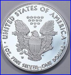 US 2020-W Silver Eagle 1oz V75 Proof with Box and COA B2U0009 combine