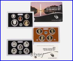 US Mint 2015 Silver Proof Set With Box and COA Uncirculated
