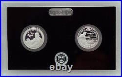 US Mint 2021 S Silver Proof Set Complete with Box & COA