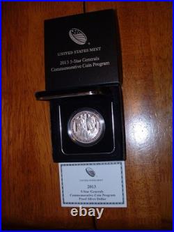 US Mint Commemorative Silver Dollar Proofs Box 7 2012-13 Assorted