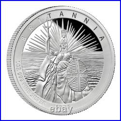 US SELLER NEW 2025 Britannia UK 1 Oz Silver Proof £2 Coin w Box COA Free Shipp