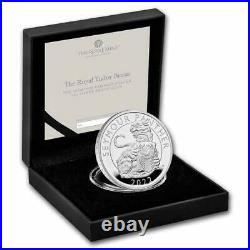 U. K 2022 Royal Tudor Beasts Seymour Panther 1oz Pure Silver Proof Coin BOX/COA