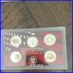 U. S. Mint 2000 Silver Proof Set Uncirculated with Certificate & Original Box