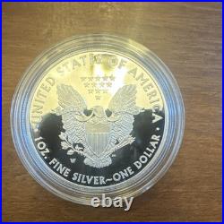 U. S. Mint 2013 American Eagle 1 oz Silver Proof Coin with Box & Certificate