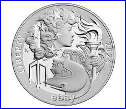 U. S. Mint-2024 Liberty & Britannia Silver Proof Medal Original Box COA included U. S. Mint-2024 Liberty & Britannia Silver Proof Medal Original Box COA included