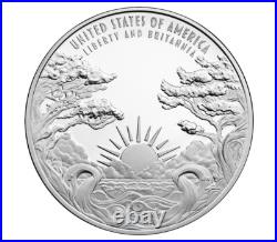 U. S. Mint-2024 Liberty & Britannia Silver Proof Medal Original Box COA included U. S. Mint-2024 Liberty & Britannia Silver Proof Medal Original Box COA included