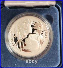 U. S. Mint-2024 Liberty & Britannia Silver Proof Medal Original Box COA included U. S. Mint-2024 Liberty & Britannia Silver Proof Medal Original Box COA included