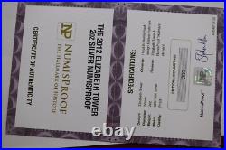 Uk GB Elizabeth Tower 2 Oz. Silver Proof Box + Coa B85 #170 Bx13