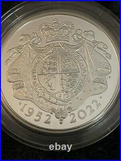 Uk? Platinum Jubilee 2022 £5 Silver Proof With Box & COA Sold Out