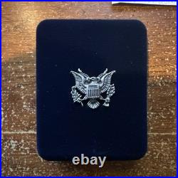 United States Mint 1999 American Eagle 1 oz. 999 Silver Proof Coin Box & COA