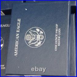 United States Mint 2007 American Eagle $1 1 oz. 999 Silver Proof Box COA