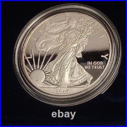 United States Mint 2014 American Eagle $1 1 oz. 999 Silver Proof Box COA