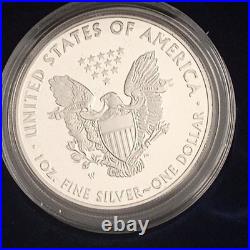 United States Mint 2014 American Eagle $1 1 oz. 999 Silver Proof Box COA