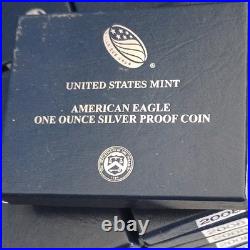 United States Mint 2014 American Eagle $1 1 oz. 999 Silver Proof Box COA