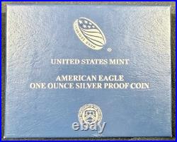 United States Mint 2018 American Eagle Silver Proof Coin withBox & Certificate