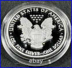 United States Mint 2018 American Eagle Silver Proof Coin withBox & Certificate