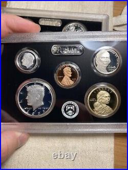 United States Mint 2022 Silver Proof Set Complete Box & COA Fresh In Hand