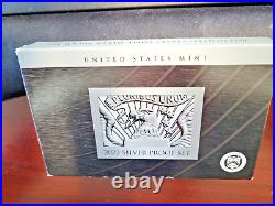 United States Mint 2022 Silver Proof Set With Box & COA