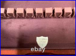 Vintage Mahogany Wood Flatware Storage Chest Box Tarnish Proof Sterling Silver Vintage Mahogany Wood Flatware Storage Chest Box Tarnish Proof Sterling Silver