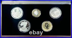 WW2 Allies Silver Proof Set of 5 2005 Silver Proof Coins in Cherrywood Box & COA WW2 Allies Silver Proof Set of 5 2005 Silver Proof Coins in Cherrywood Box & COA